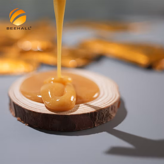 Beehall Basic Sample Customization Organic EOS Nop Pure Natural Bulk Royal Jelly with GMP Factory