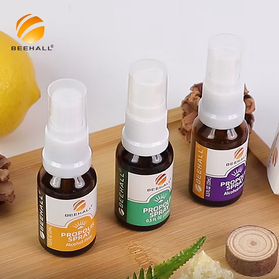 Beehall Organic Food Manufacturer High Quality Organic Hot Sale Propolis Mouth Spray